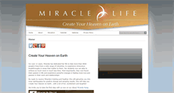 Desktop Screenshot of miraclelifeinternational.com